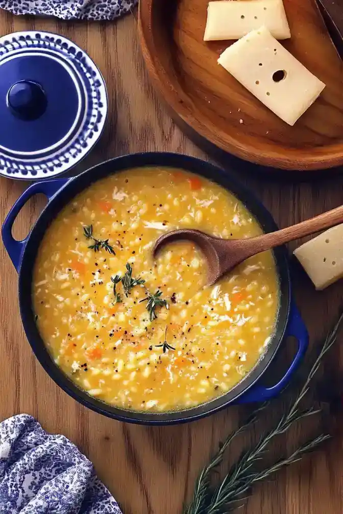 Italian Chicken Pastina Soup